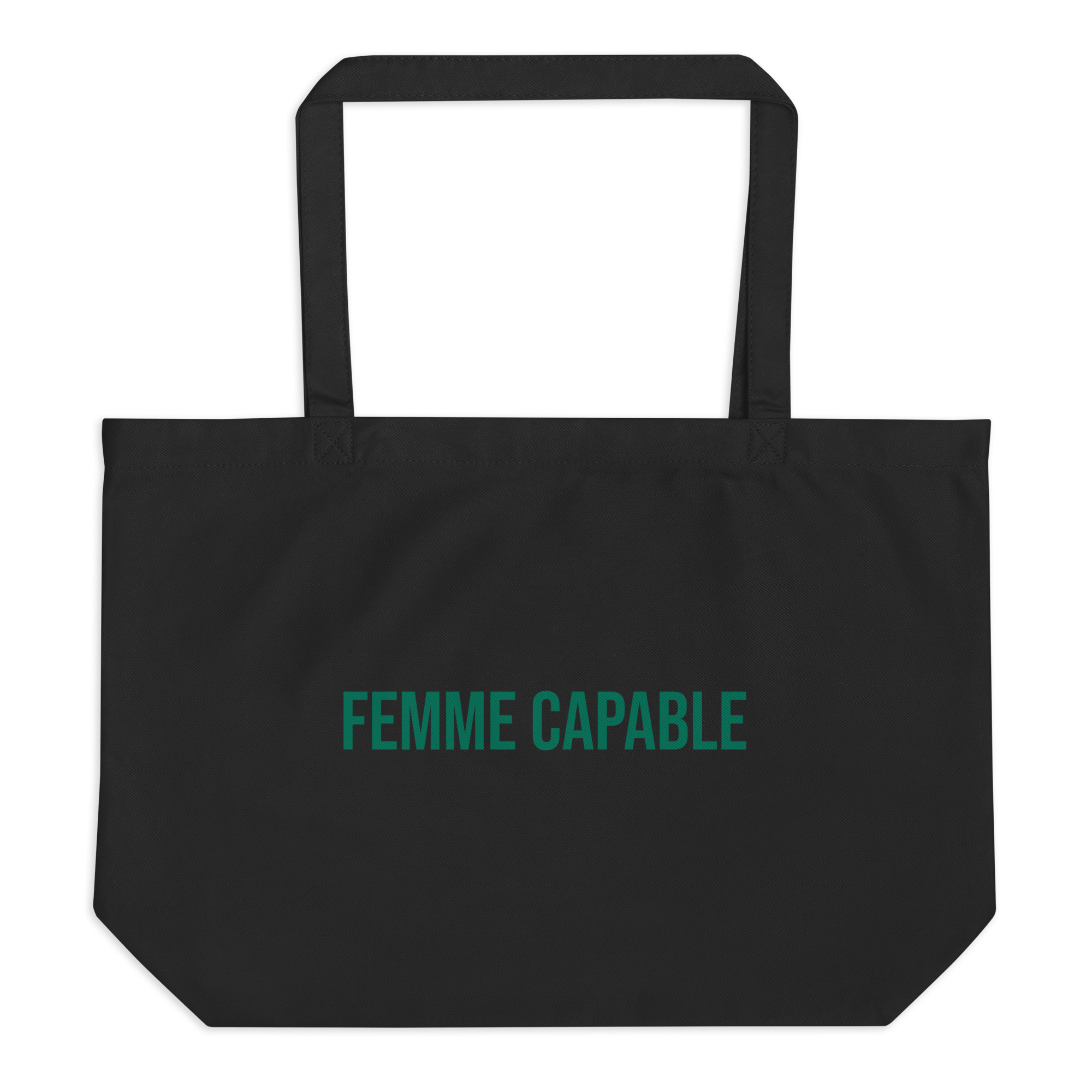 Big Tote Bag Kaki Femme Capable