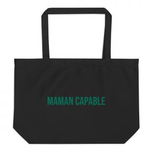 Big Tote Bag Kaki Maman Capable
