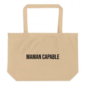 Big Tote Bag Beige Maman Capable