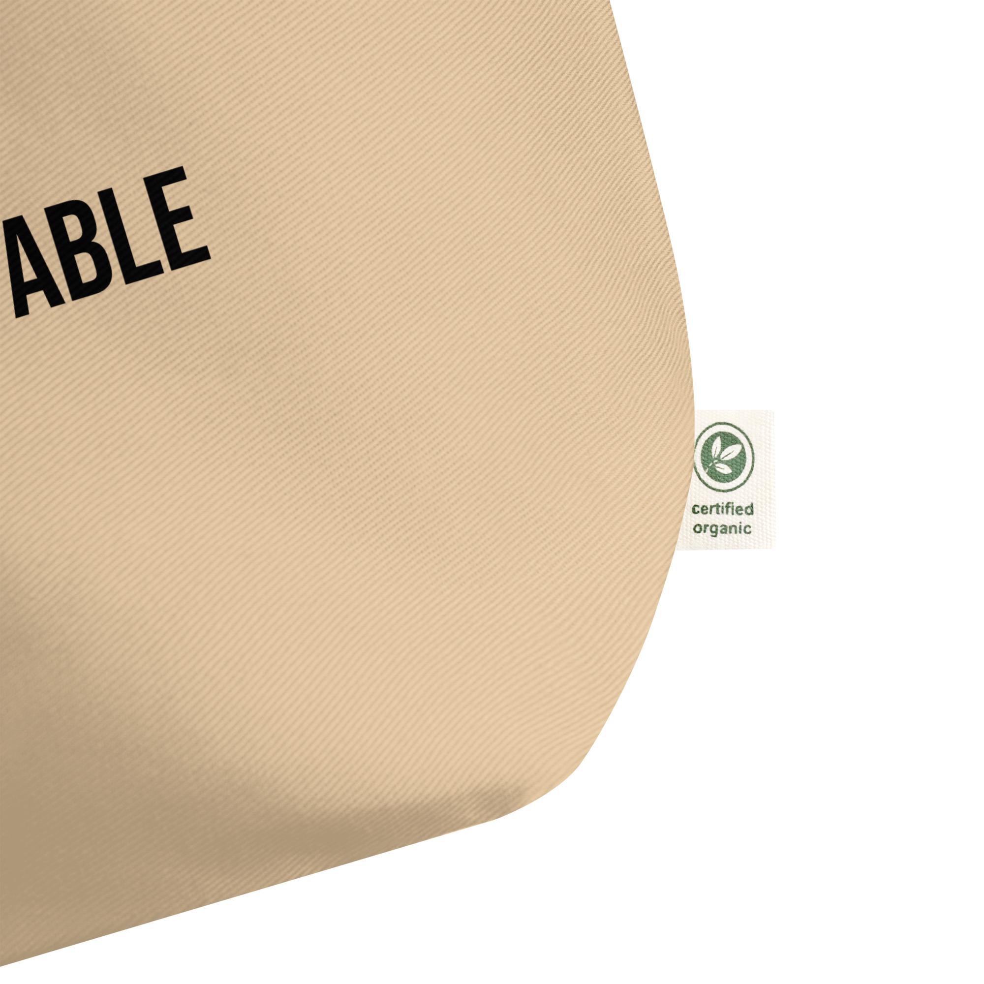 Big Tote Bag Beige Femme Capable – Image 3