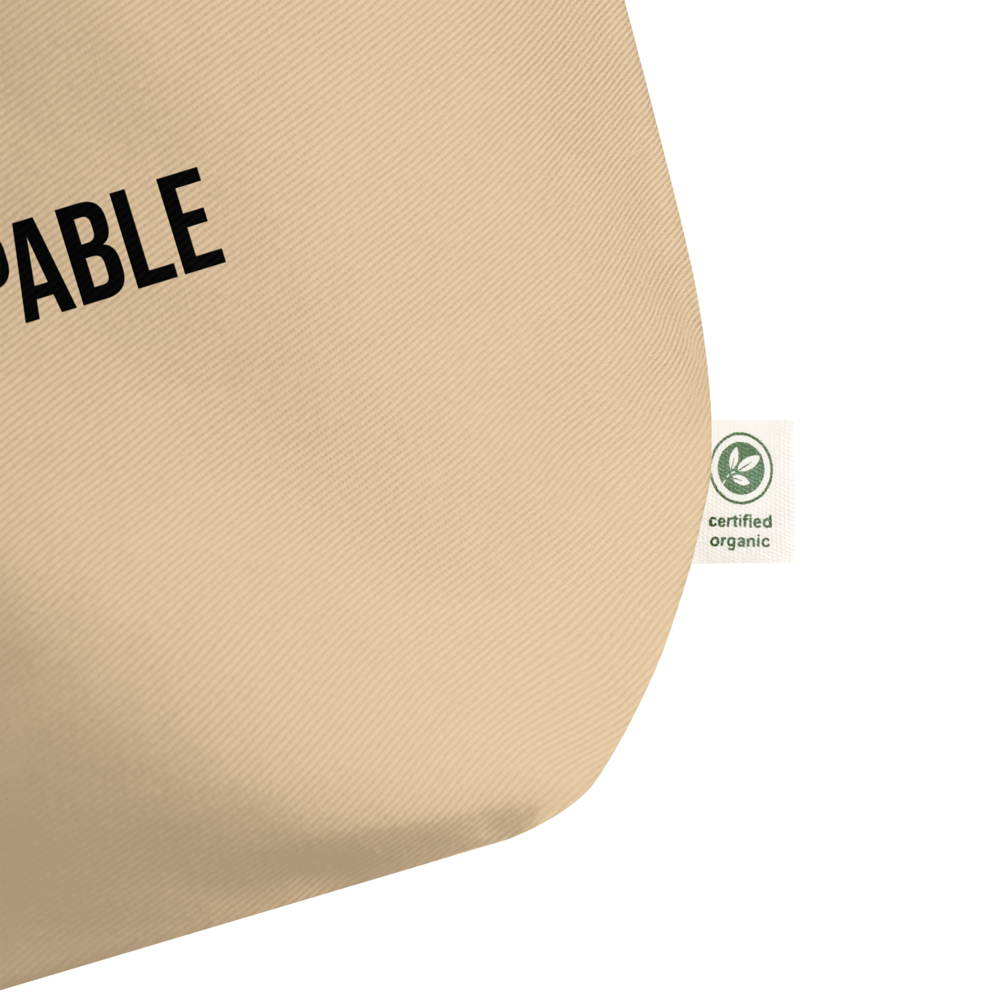 Big Tote Bag Beige Maman Capable – Image 3